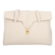 Pre-owned Leather celine-bags Celine Vintage , Beige , Dames