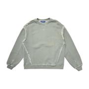 Groen/Grijs Crewneck Facade A-Cold-Wall , Gray , Heren