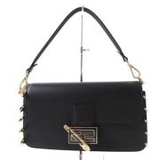 Pre-owned Leather handbags Fendi Vintage , Black , Dames