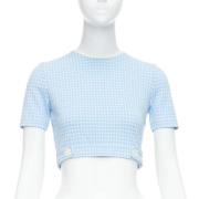 Pre-owned Fabric tops Miu Miu Pre-owned , Blue , Dames