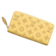 Pre-owned Leather wallets Louis Vuitton Vintage , Yellow , Dames