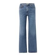 Relaxed Straight Jeans Agolde , Blue , Dames