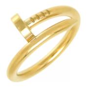 Pre-owned Metal rings Cartier Vintage , Yellow , Dames