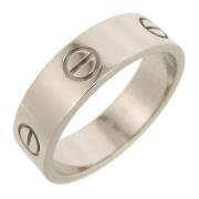 Pre-owned Metal rings Cartier Vintage , Gray , Dames