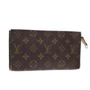 Pre-owned Canvas pouches Louis Vuitton Vintage , Brown , Dames