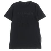 Pre-owned Cotton tops Balmain Pre-owned , Black , Dames