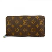 Pre-owned Fabric wallets Louis Vuitton Vintage , Brown , Dames