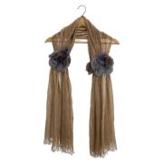 Pre-owned Cashmere scarves Fendi Vintage , Beige , Dames