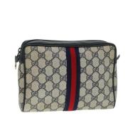 Pre-owned Leather clutches Gucci Vintage , Multicolor , Dames