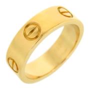 Pre-owned Metal rings Cartier Vintage , Yellow , Dames