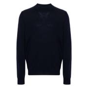 Blauwe Merino Turtle Neck Sweater J.Lindeberg , Blue , Heren