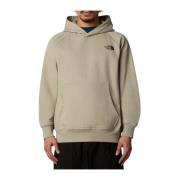 Redbox Hoodie Sweatshirt The North Face , Gray , Heren