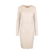 Pre-owned Knit dresses Jil Sander Pre-owned , Beige , Dames