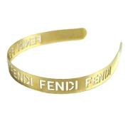 Pre-owned Metal hair-accessories Fendi Vintage , Yellow , Dames