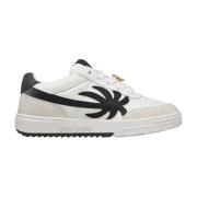 Witte Sneakers met Palm Trees Palm Angels , White , Dames