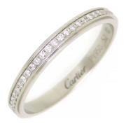 Pre-owned Metal rings Cartier Vintage , Gray , Dames