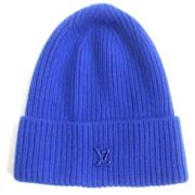 Pre-owned Fabric hats Louis Vuitton Vintage , Blue , Heren