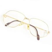 Pre-owned Glass sunglasses Cartier Vintage , Yellow , Dames