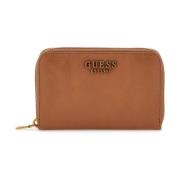 Compacte Portemonnee Guess , Brown , Dames