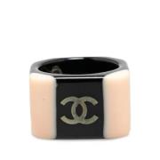 Pre-owned Plastic chanel-jewelry Chanel Vintage , Black , Dames