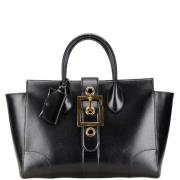 Pre-owned Leather totes Gucci Vintage , Black , Dames