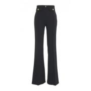 Elegante Broek - Stijlvolle Damesbroek Elisabetta Franchi , Black , Da...