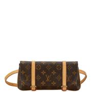 Pre-owned Canvas louis-vuitton-bags Louis Vuitton Vintage , Brown , Da...