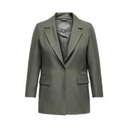 Groene Blazer Carthea | Stijlvolle Buitenkleding Only Carmakoma , Gree...