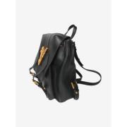 Pre-owned Leather backpacks Versace Pre-owned , Black , Dames