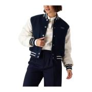 Wollen Varsity Jack Tommy Jeans , Blue , Dames