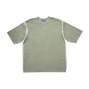 Groen/Grijs Facade T-Shirt A-Cold-Wall , Green , Heren