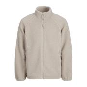 Fleecejas voor buitenavonturen Jack & Jones , Beige , Heren