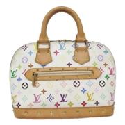 Pre-owned Canvas louis-vuitton-bags Louis Vuitton Vintage , White , Da...