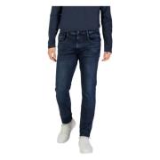 Hyperflex Heren Jeans Herfst/Winter Collectie Replay , Blue , Heren