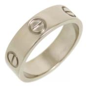 Pre-owned Metal rings Cartier Vintage , Gray , Dames