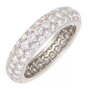 Pre-owned Metal rings Cartier Vintage , Gray , Dames