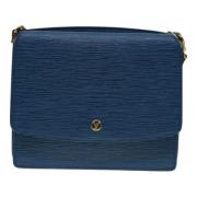 Pre-owned Leather louis-vuitton-bags Louis Vuitton Vintage , Blue , Da...