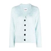 Elegante Beige Zijden Vest Jil Sander , Blue , Dames