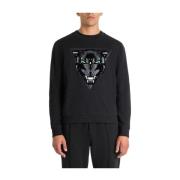 Panterprint Sweater Antony Morato , Black , Heren