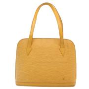 Pre-owned Leather louis-vuitton-bags Louis Vuitton Vintage , Yellow , ...