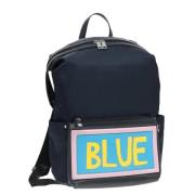 Pre-owned Nylon backpacks Fendi Vintage , Blue , Dames