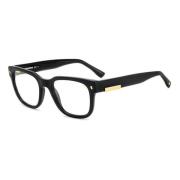 Vintage Glamour Brilmontuur Dsquared2 , Black , Heren