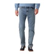 Slim Fit Blauwe Jeans voor Heren Tommy Jeans , Blue , Heren