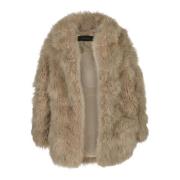 Witte Jassen voor Vrouwen Simonetta Ravizza , Beige , Dames