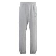 Katoenen trainingsbroek met contrasterend logo Sporty & Rich , Gray , ...