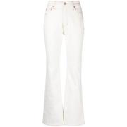 Witte Flared Jeans Sugar Rush Stijl Ksubi , White , Dames