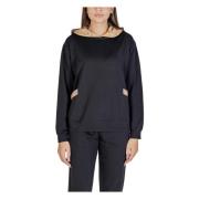 Zwarte Sweatshirt met Voorzakken Alviero Martini 1a Classe , Black , D...