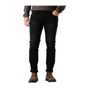 Zwarte Slim Fit Jeans Anbass Broek Replay , Black , Heren