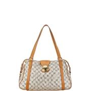 Pre-owned Canvas louis-vuitton-bags Louis Vuitton Vintage , White , Da...