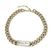 Pre-owned Metal dior-jewelry Dior Vintage , Yellow , Dames